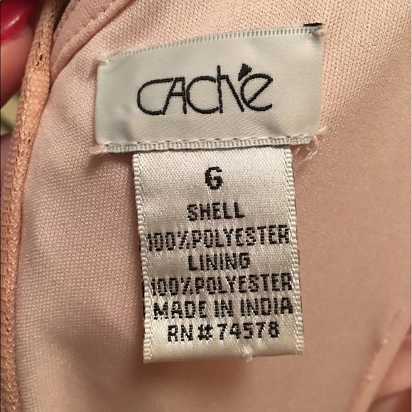 Caché pink long dress with silver sequin design - Picture 3 of 4