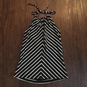 Striped halter