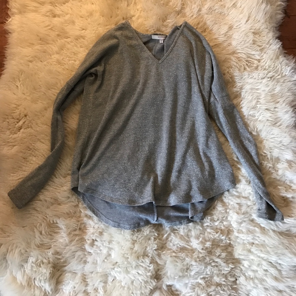 Lavender Brown gold sweater