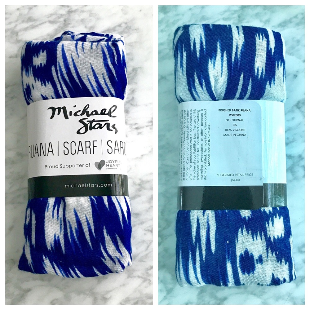 🚨FC🚨NWT Michael Stars Ruana Scarf Sarong - Picture 4 of 4
