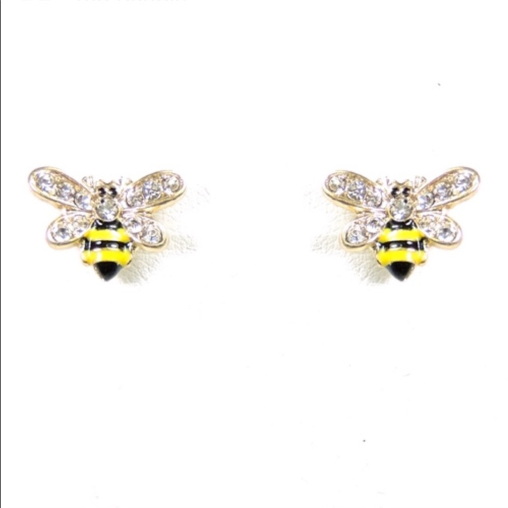 Bumble Bee stud earrings