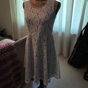 Girls XL floral lace dress