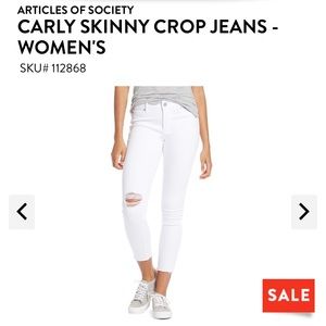 Articles of Society white Jeans