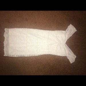 White tight party dress