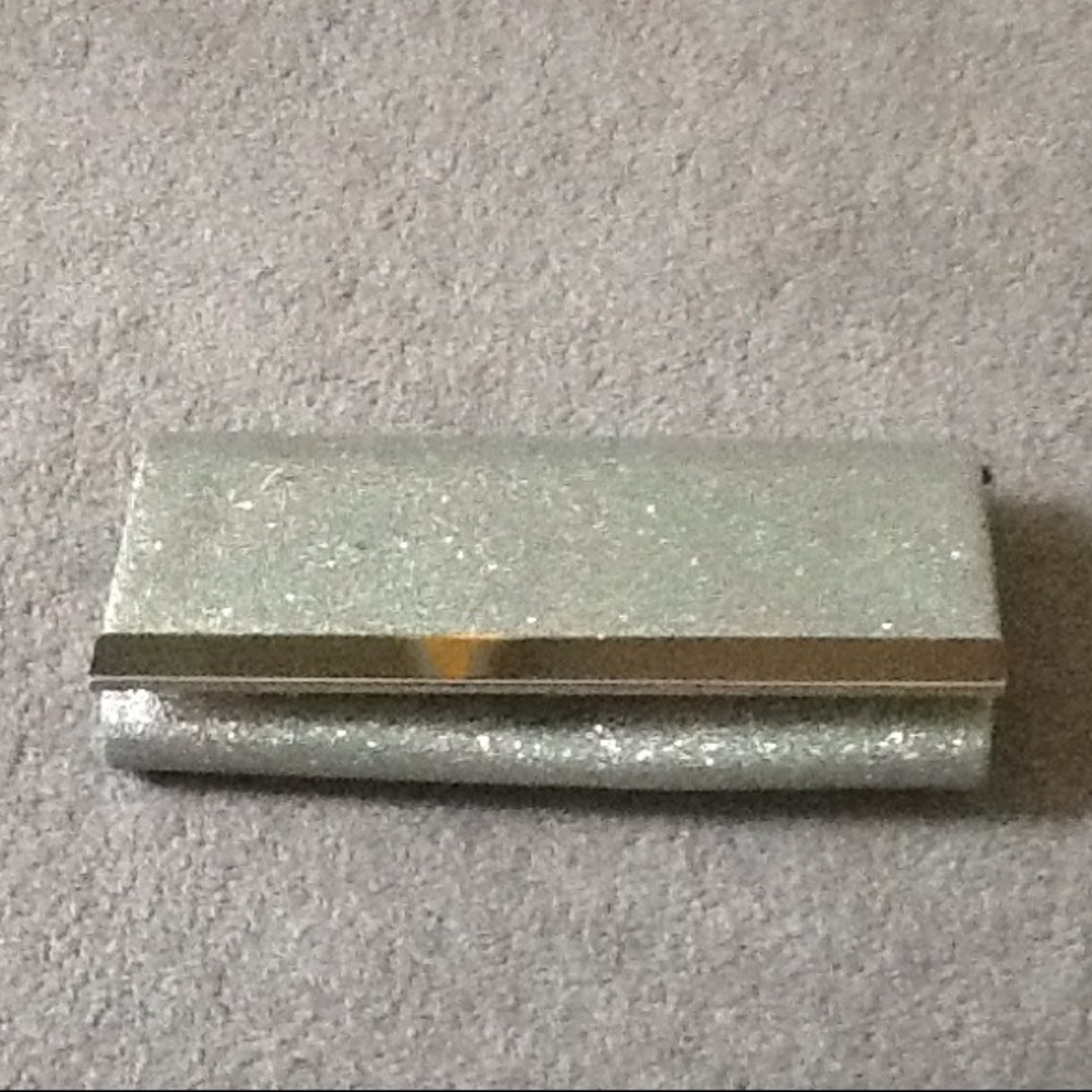 Lulu townsend silver evening clutch