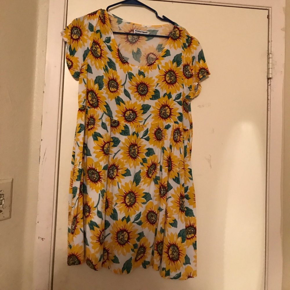 American apparel sunflower dress M/L