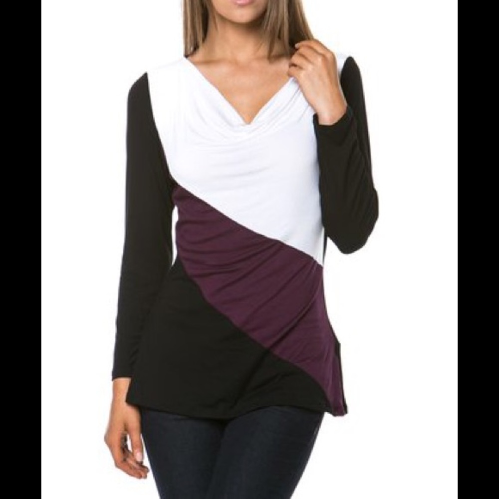 🎉💕🍾HOST PICK 💕🎉🎁🎉 Colorblock top L