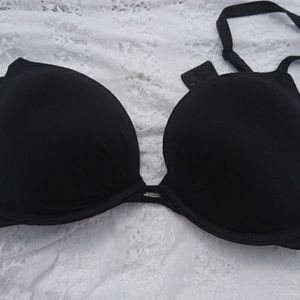 Victoria Secret Plunge Bra, 34D, Black