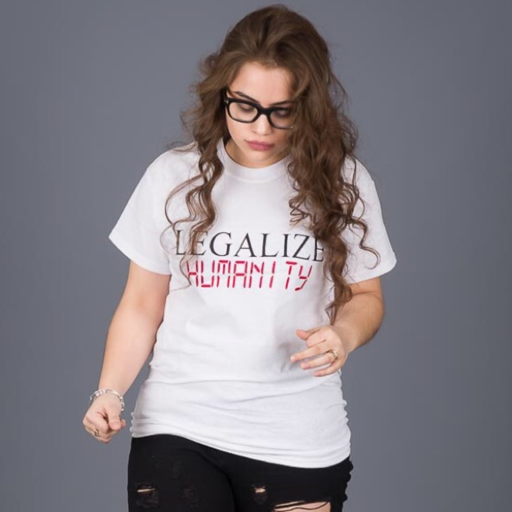 R?E?A?L?™ "Legalize Humanity" T-shirt