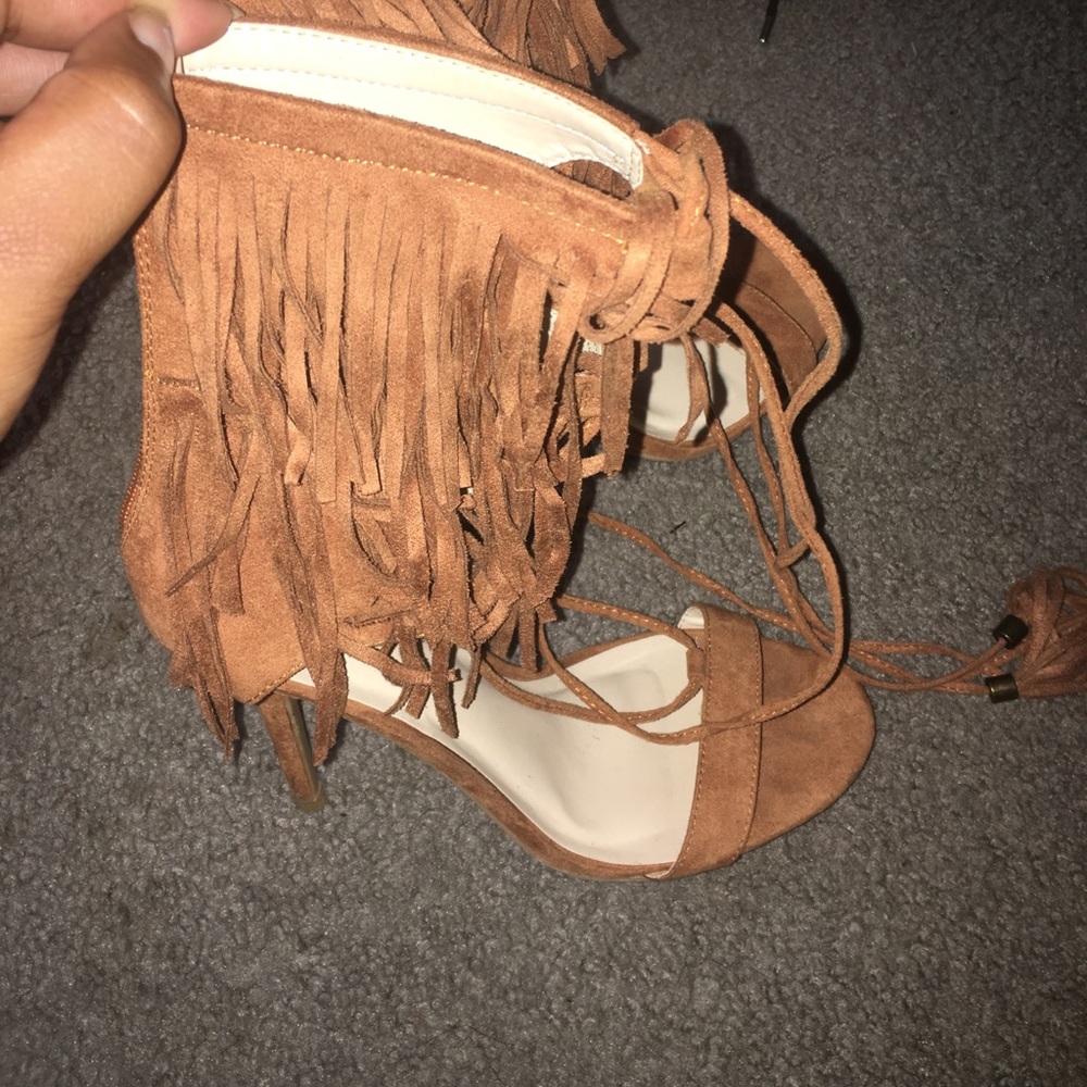 Fringe Heels Size 8