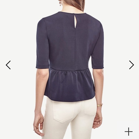 Embellished peplum top - Picture 2 of 4