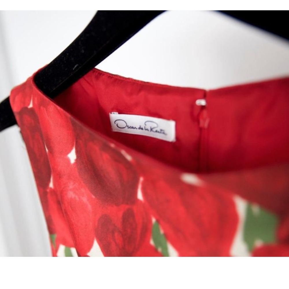 🎉HP💌 Oscar De La Renta Mikado Dress - Picture 5 of 6