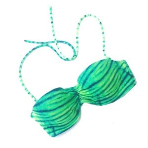 💚 VS GREEN&BLUE TYE DYE PUSH UP BIKINI TOP💚