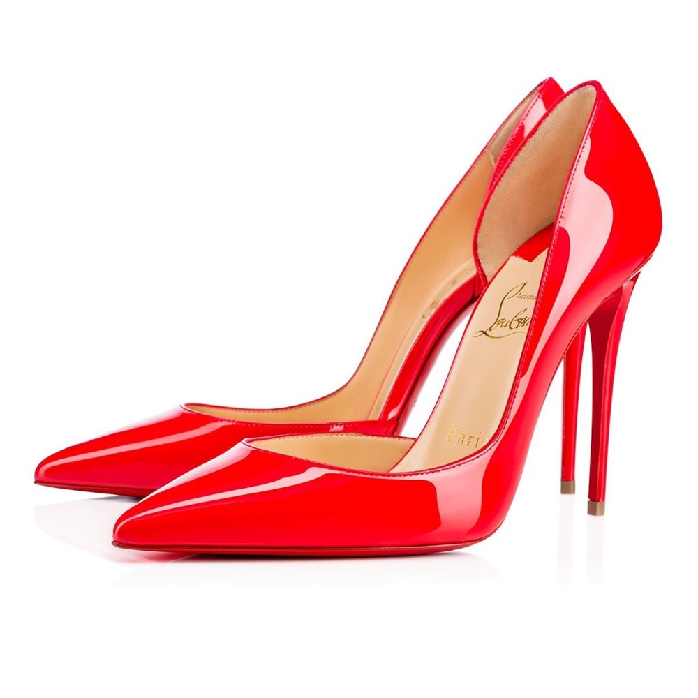 Louboutin Iriza in color fraise so 6.5b