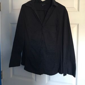 Black button up