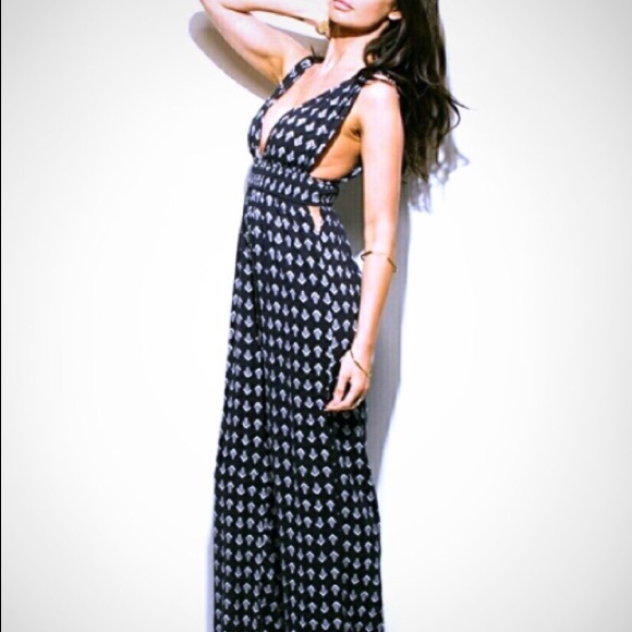 💐NWT Open Back Jumpsuit - Picture 2 of 4