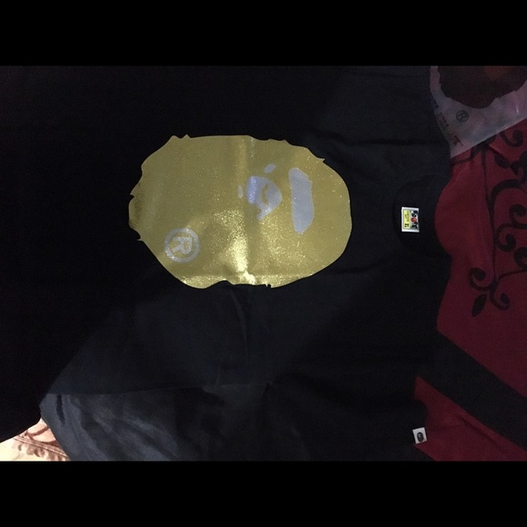 Glitter Big Ape Head Tee - Picture 4 of 7