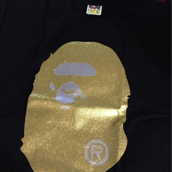 Glitter Big Ape Head Tee - Picture 7 of 7
