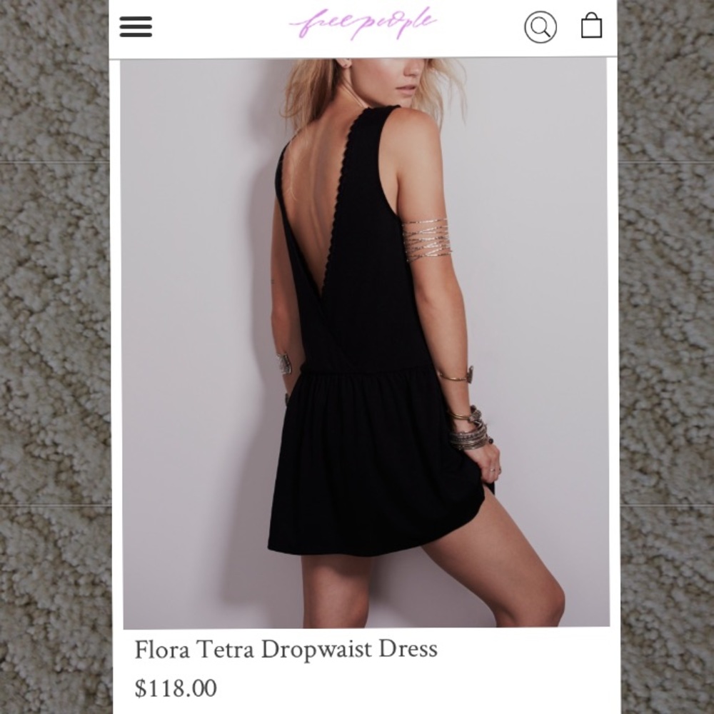 Free People Flora Tetra Dropwaist Dress - Picture 2 of 8
