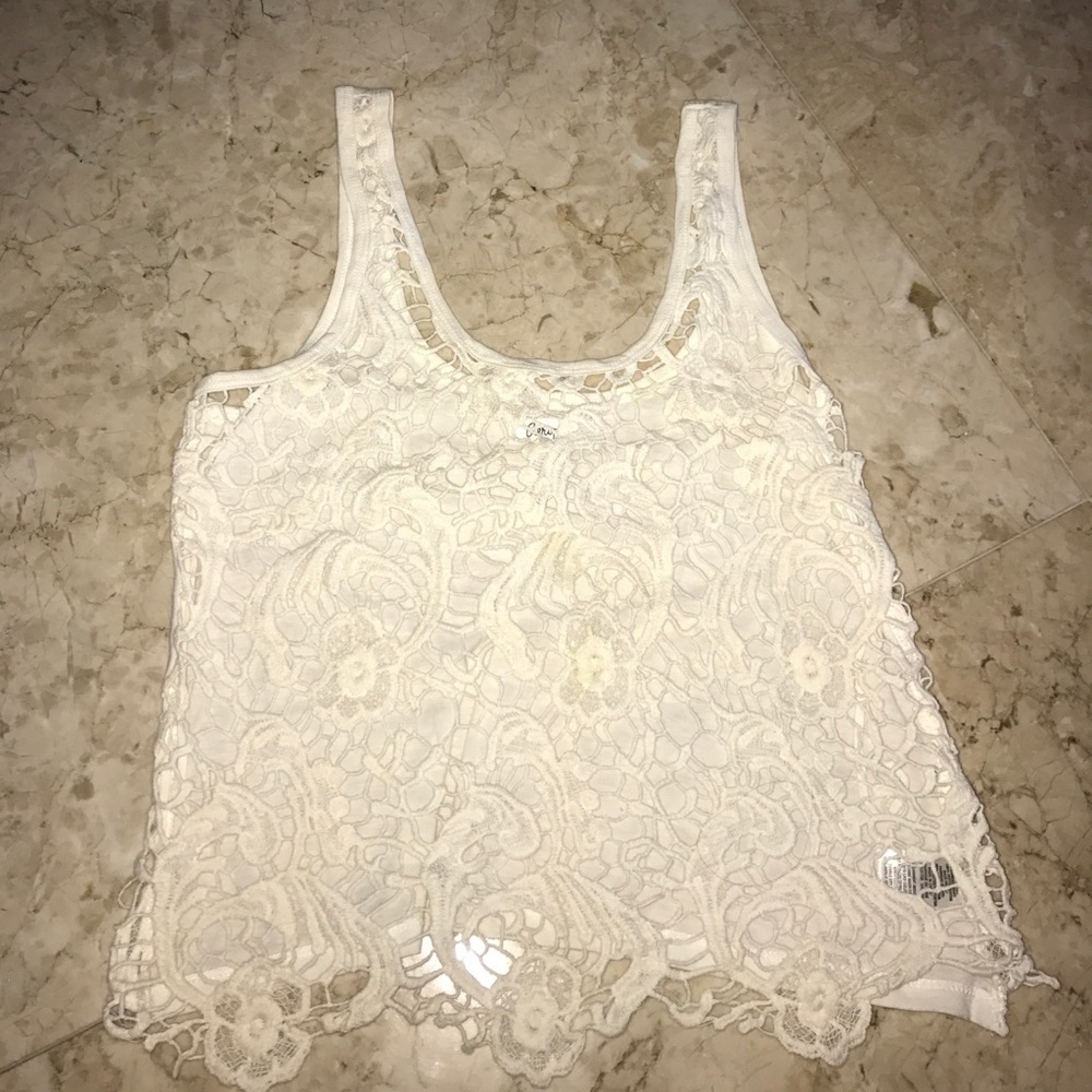 Lace tank top