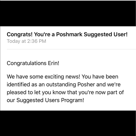 I'm A Poshmark Ambassador Former Suggested User! - Picture 2 of 3