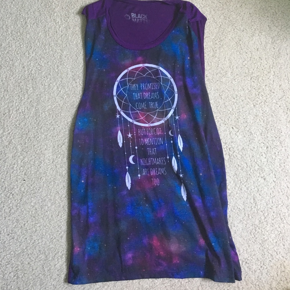 Galaxy print Muscle Tank