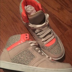 Urban outfitters Floral high top shoes