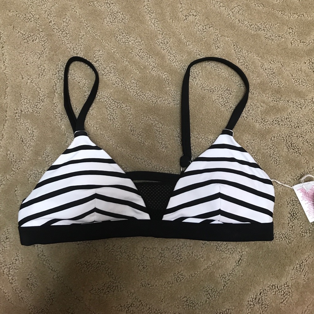 Striped bathing suit top!