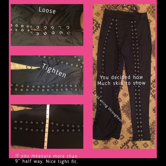 🌟🌟SEXY HOT  🌹High Waist Hollow Out Leggings - Picture 5 of 5