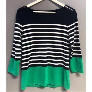 Cable and Gauge Striped Top
