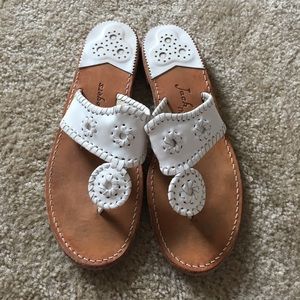 Jack Rogers White classic sandal