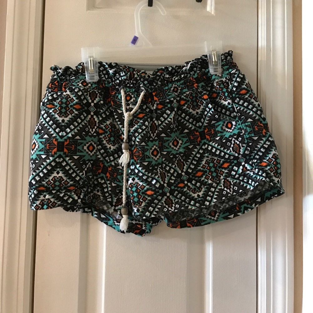 Tribal print shorts