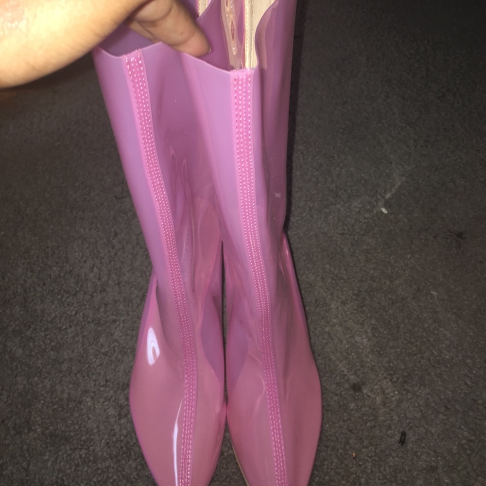 Brand New Transparent Heels Size 9