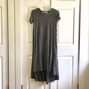 Zara high low knit dress