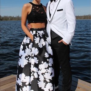 Two Piece Prom Dress