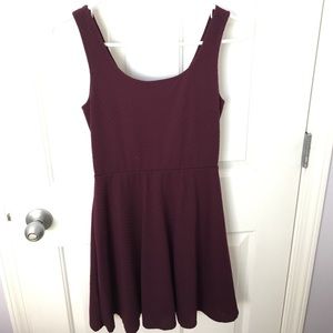 Deep Purple Skater Dress