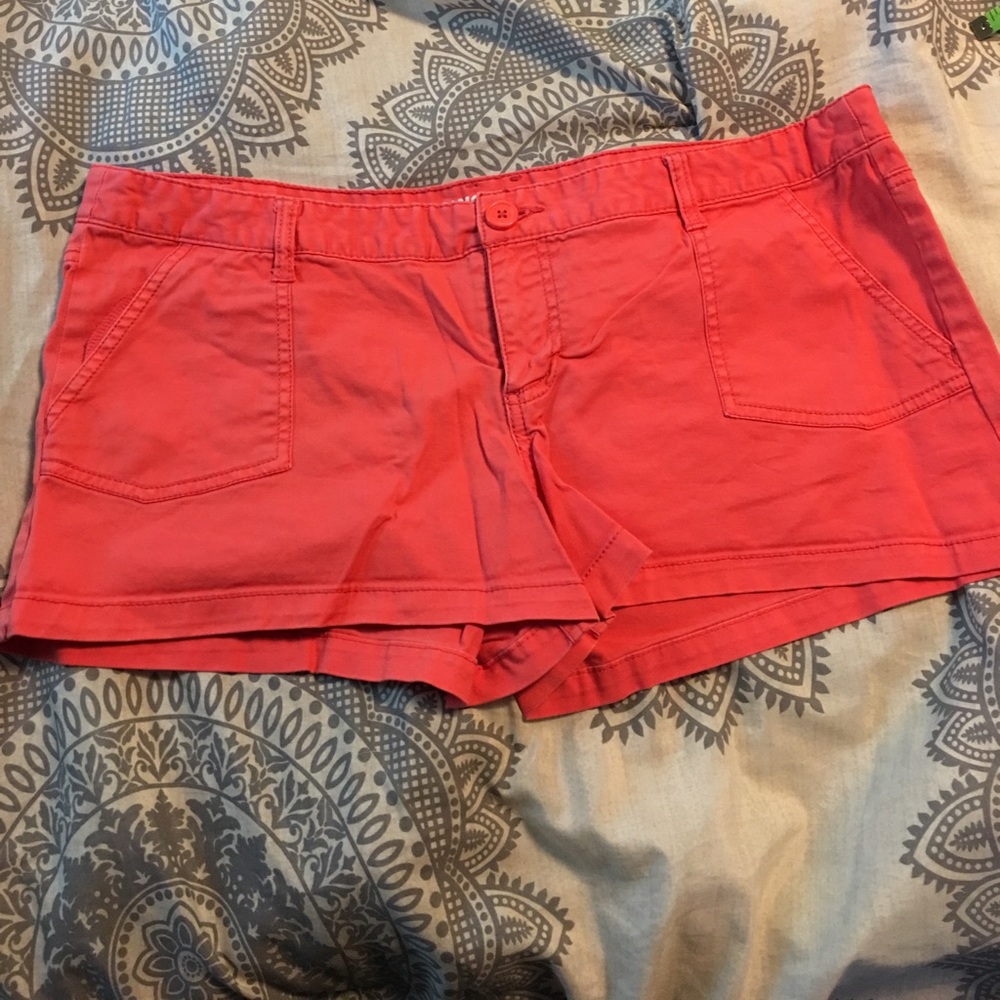 Mossimo supply co coral/orange shorts