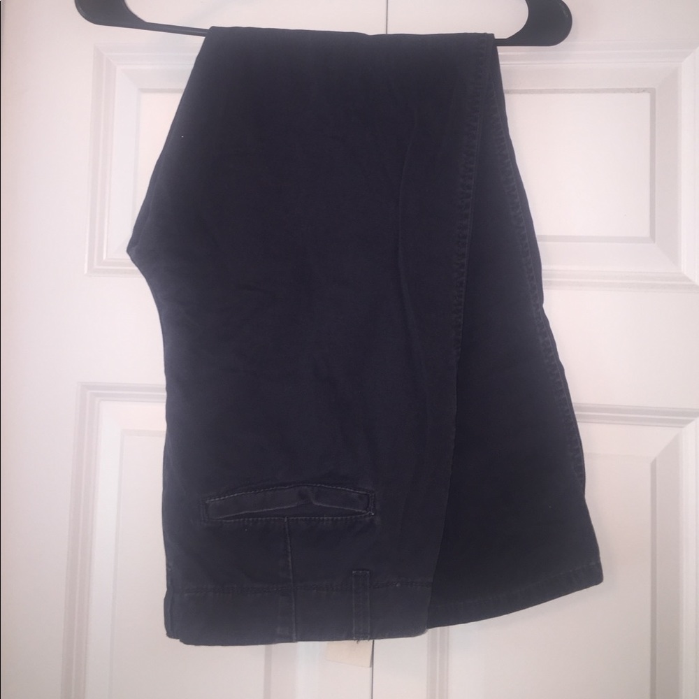 Abercrombie & Fitch Navy blue khakis