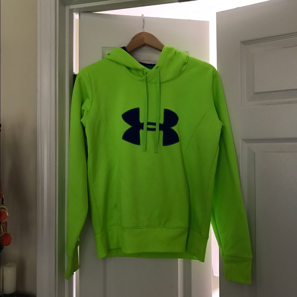 Neon green hoodie