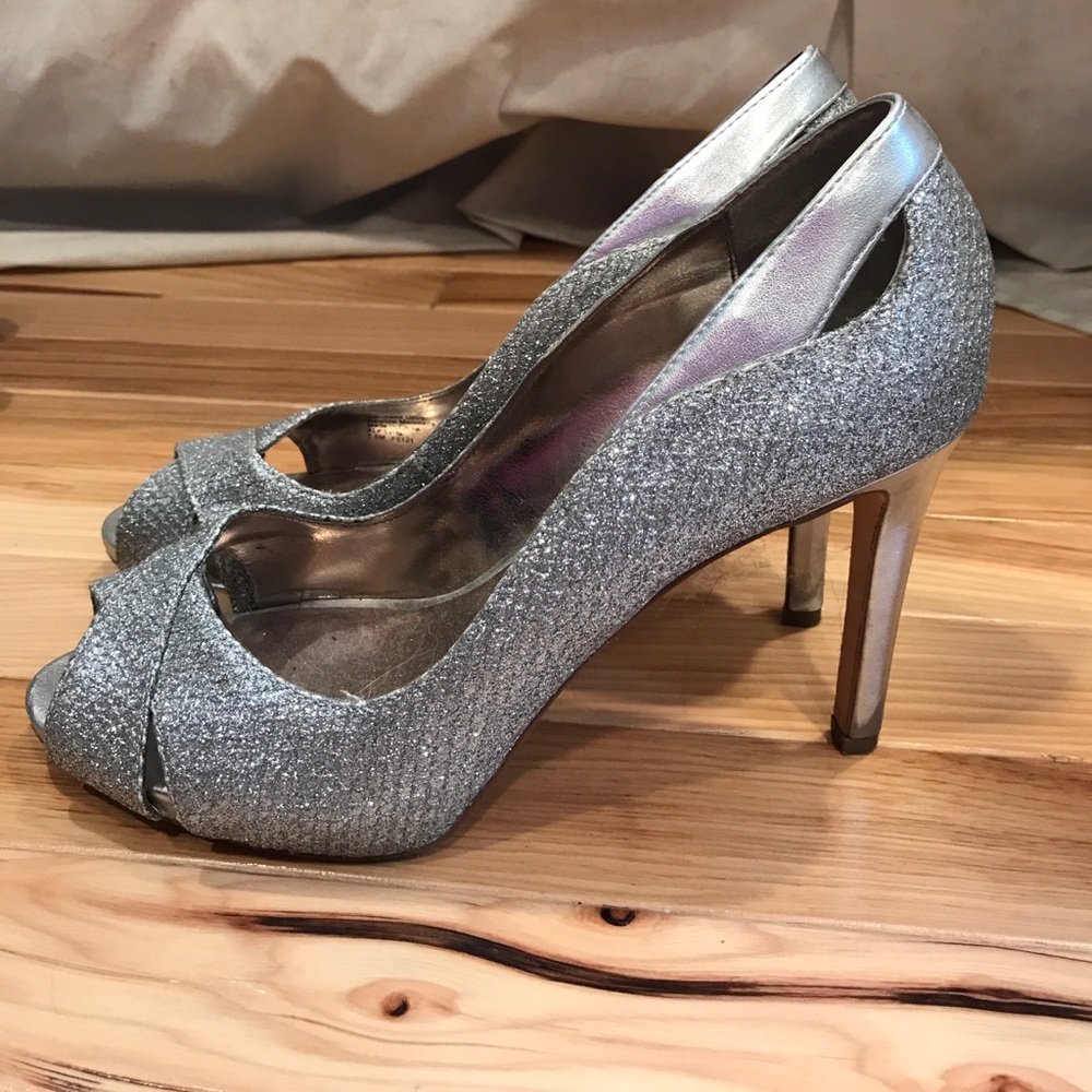 Silver Alfani High Heels