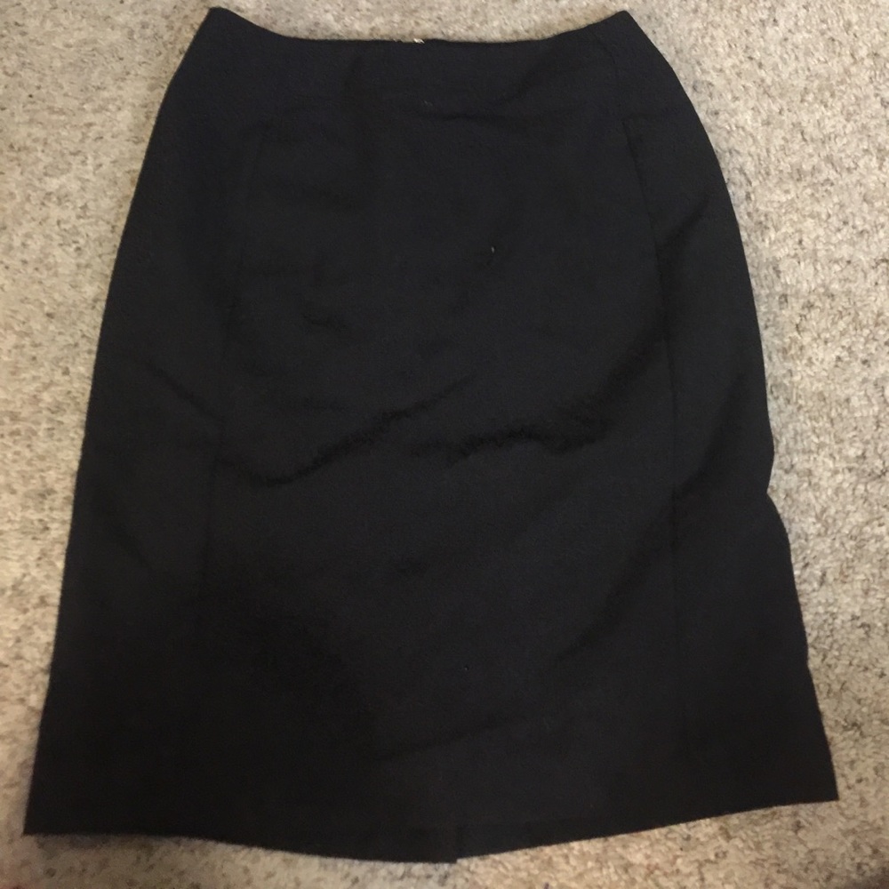 Black professional pencil skirt