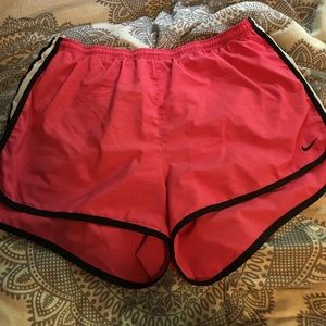 Nike dri fit pink shorts