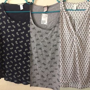 *LOT* 3 H&M shirts
