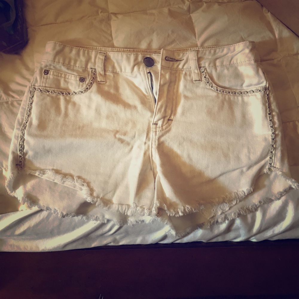 NWOT midrise free people denim shorts
