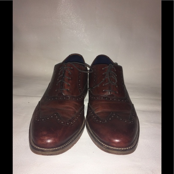 Brown Leather Shoes - Preston Wingtip Oxford