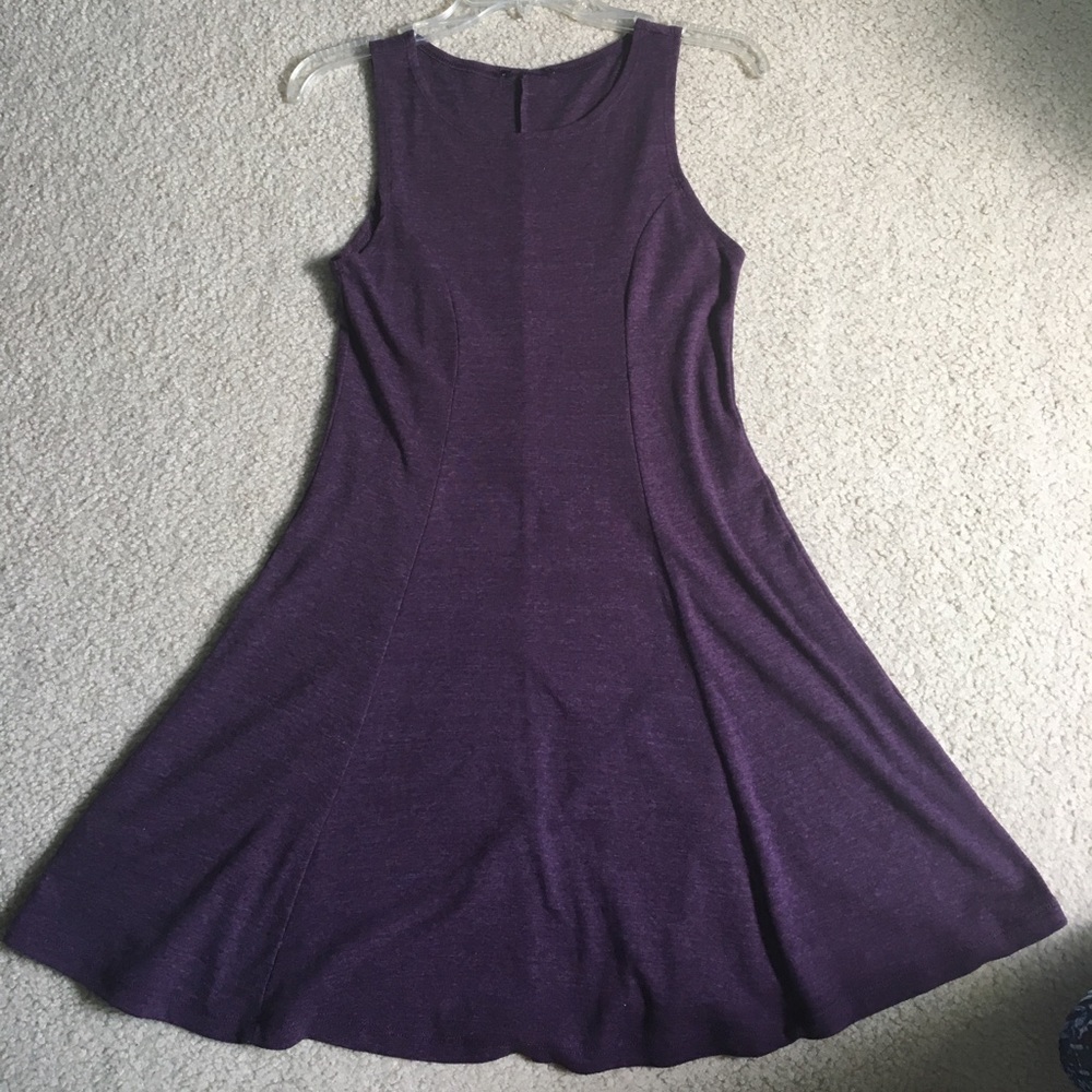 Purple skater dress