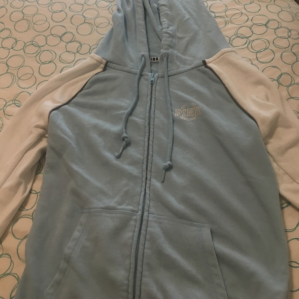 VS pink zip up sweatshirt