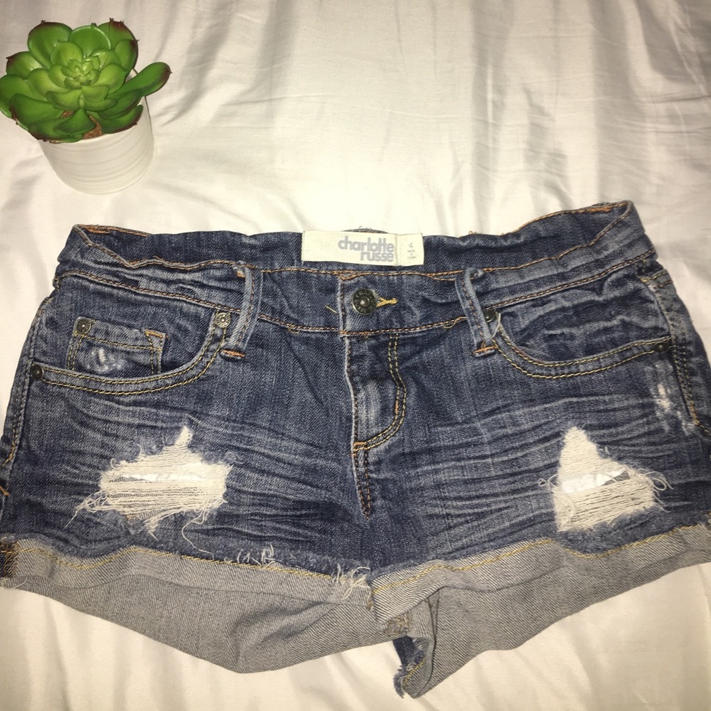 charlotte russe jean shorts