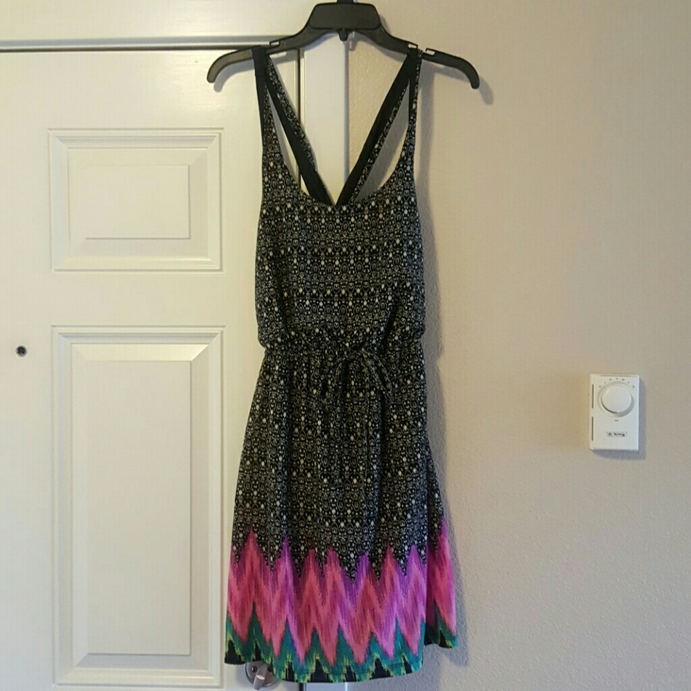 Black sun-dress