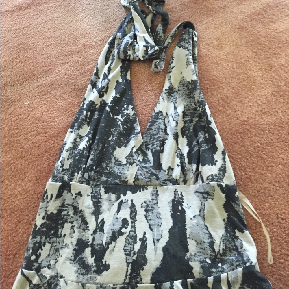 Marble halter top